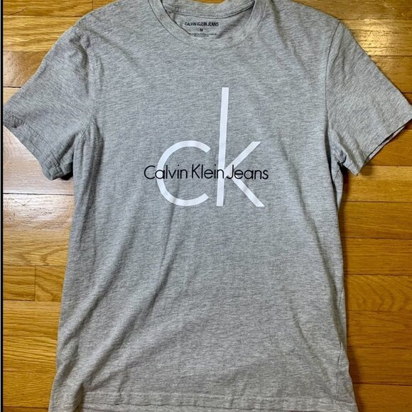 Calvin Klein Shirt Bundle Tshirt Set Size Medium, Black, Gray, Blue Short Sleeve - Picture 3 of 10
